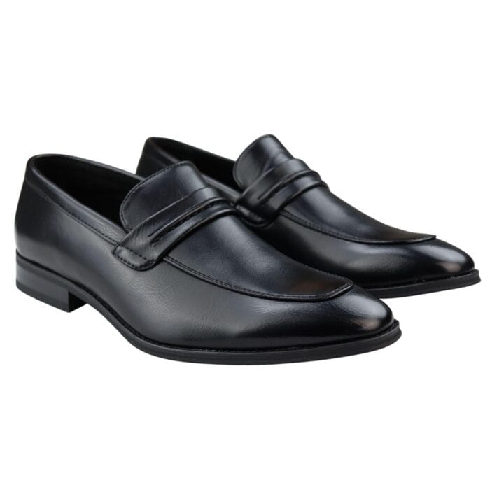 Men's Moccasin Loafers Shoes Leather Lined Slip On Smart Formal Shoe Black Brown - Knighthood Store