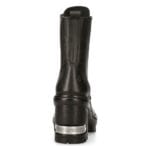 Ladies New Rock Platform Heel Boots Plain Metal Military Punk Goth NewTYRE07X-S1 - Knighthood Store