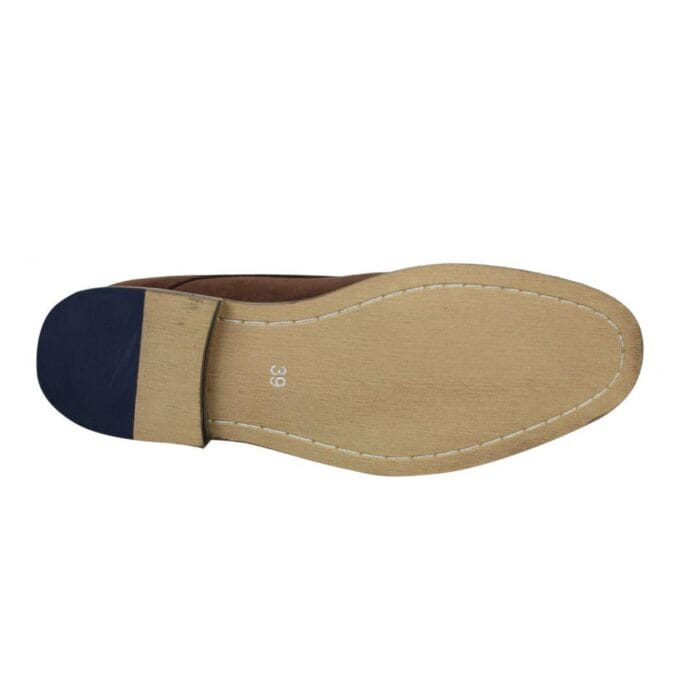 Mens Suede Ankle Boots Chelsea Laced Real Leather Lined Italian Design Smart Casual - Knighthood Store