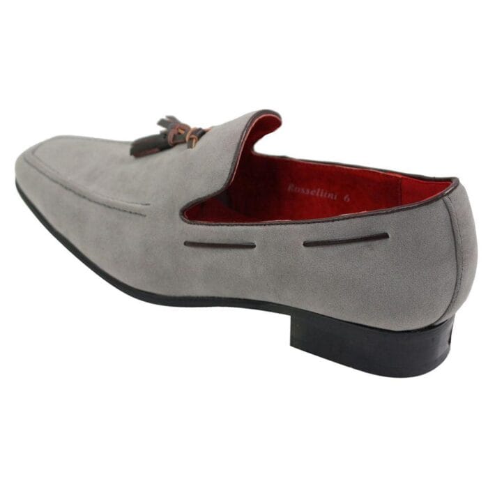 Mens Suede Loafers Driving Shoes Slip On Tassle Design Leather Smart Casual - Knighthood Store