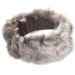 Ladies Womens Toscana Real Sheepskin Headband Neck Scarf Elasticated - Knighthood Store