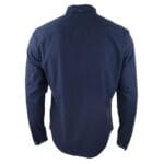 Mens Smart Casual Over Shirt Grey Navy Relaxed Fit Classic Button Down Pockets - Knighthood Store