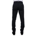 Mens Navy Check Trousers Wool Tweed Classic 1920s Vintage Tailored Fit Wedding - Knighthood Store