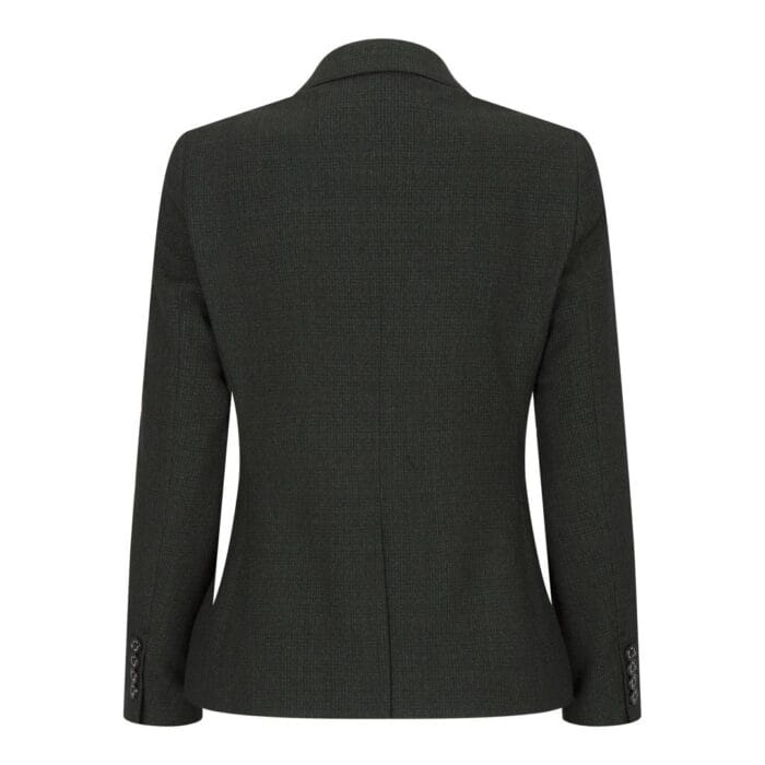 Ladies Tweed Green Check Blazer Wool Classic Hunting Jacket Vintage 1920s Retro - Knighthood Store