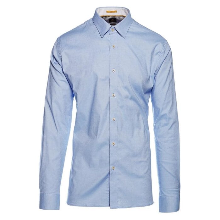 Mens Tailored Fit Stretch Cotton Button Shirt Smart Casual Formal 1920's Blinders Vintage - Knighthood Store