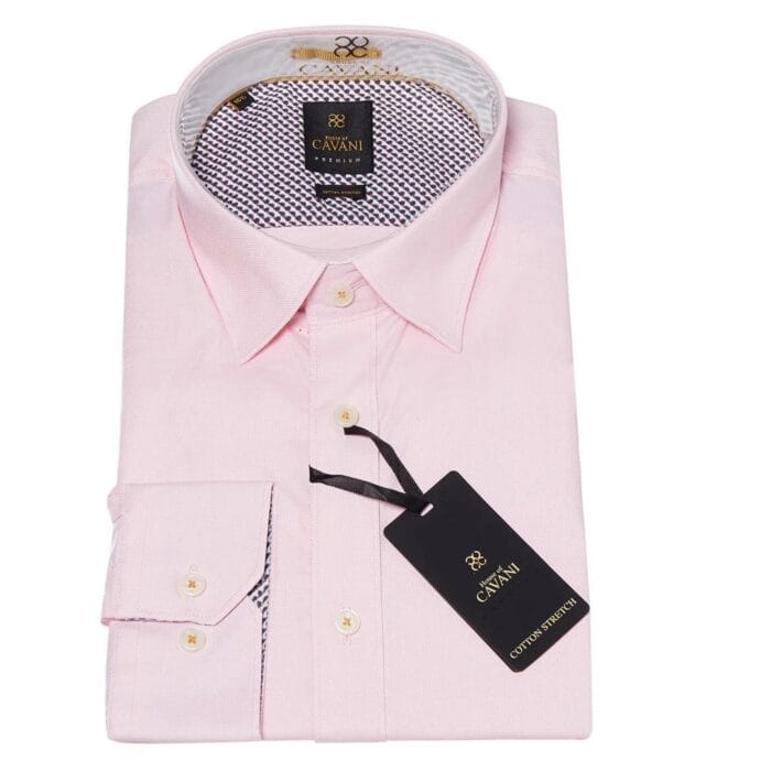 Mens Tailored Fit Stretch Cotton Button Shirt Smart Casual Formal 1920's Blinders Vintage - Knighthood Store