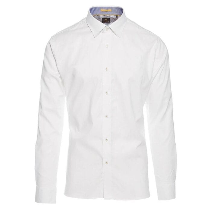 Mens Tailored Fit Stretch Cotton Button Shirt Smart Casual Formal 1920's Blinders Vintage - Knighthood Store