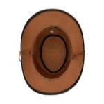 Australian Unisex Western Cowboy Outback Real Leather Aussie Bush Hat Vintage - Knighthood Store