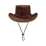 Australian Unisex Western Cowboy Hat Real Suede Outback Riding Dancing Classic - Knighthood Store
