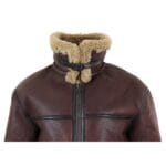 Men's Aviator Real Shearling Sheepskin Leather Bomber Flying Jacket BNWT - Knighthood Store
