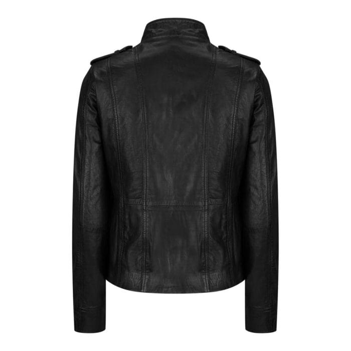 Ladies Women Genuine Real Leather Slim Fit Yellow Green Pink Biker Jacket - Knighthood Store