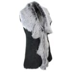 Ladies Women Real Spanish Toscana Shearling Sheepskin Black Grey Leather Waistcoat Gilet - Knighthood Store