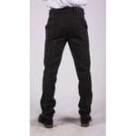Mens Black Tweed Trousers Check Vintage 1920s Gatsby Blinders Tailored Fit Grey Blue - Knighthood Store