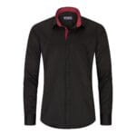 Mens Button Down Cuff Shirt Smart Casual Formal Slim Fit Cotton Long Sleeve - Knighthood Store