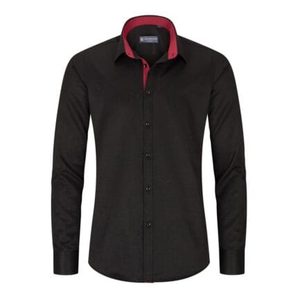 Mens Button Down Cuff Shirt Smart Casual Formal Slim Fit Cotton Long Sleeve - Knighthood Store