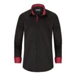 Mens Button Down Cuff Shirt Smart Casual Formal Slim Fit Cotton Long Sleeve - Knighthood Store