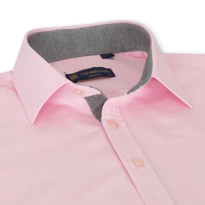 Mens Button Down Cuff Shirt Smart Casual Formal Slim Fit Cotton Long Sleeve - Knighthood Store