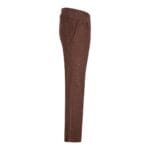 Ladies Tweed Suit Blazer Trousers Waistcoat Herringbone Wool Vintage Rust Brown - Knighthood Store
