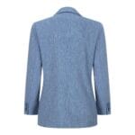 Boys 3 Piece Wool Suit Light Blue Tweed Vintage 1920s Classic 4 Pocket Waistcoat - Knighthood Store