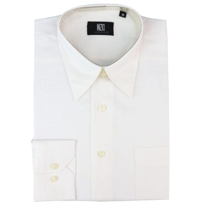 Mens Linen Summer Shirt Breathable Fabric Classic Full Sleeve - Knighthood Store