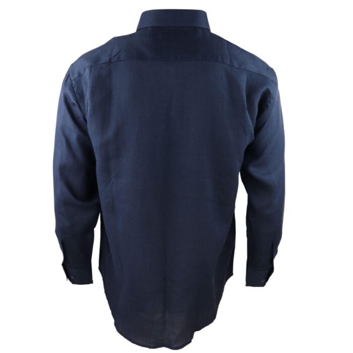Mens Linen Summer Shirt Breathable Fabric Classic Full Sleeve - Knighthood Store