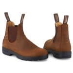 Blundstone 562 Crazy Horse Brown Leather Chelsea Boots Tan Nubuck Classic - Knighthood Store