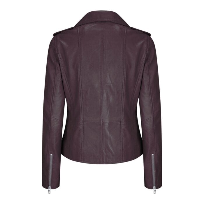 Womens Ladies Real Soft Leather Racing Style Biker Jacket - Knighthood Store
