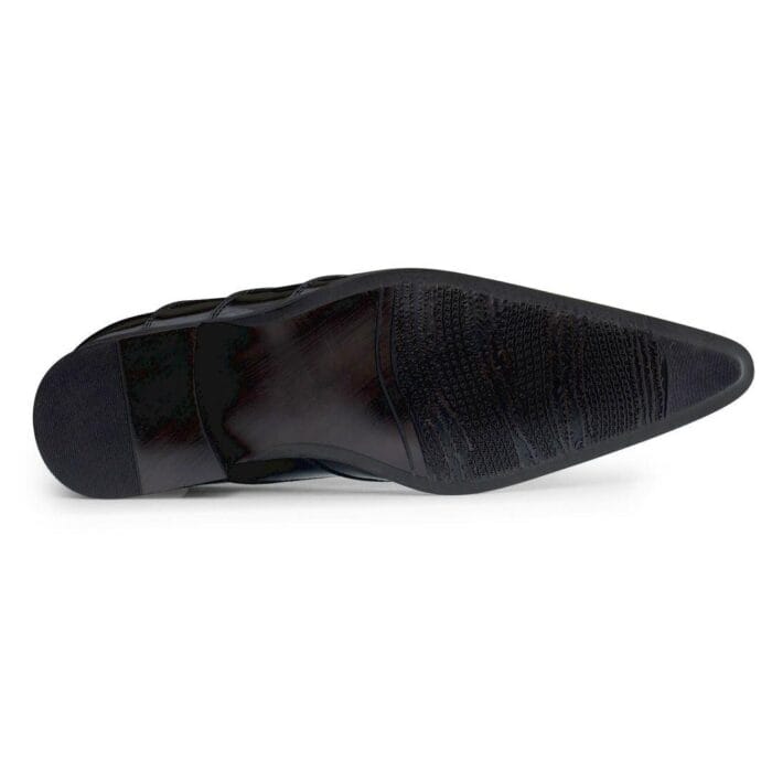 Mens Metal Toe Pointed Shoes Suede Leather Patent Laced Cowboy Italian Dancing - Knighthood Store