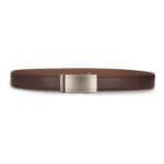 Mens Leather Belt Ratchet Trouser Jeans Dress 35MM Trim to Fit Any Size - Knighthood Store
