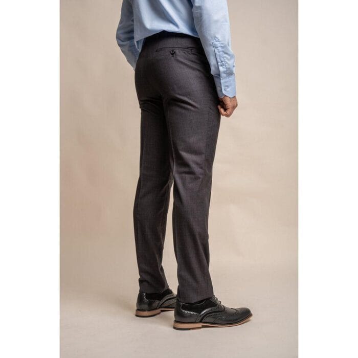 Mens Dark Grey 3 Piece Classic Suit Tailored Fit - Knighthood Store