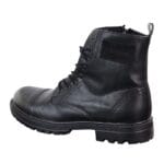 Mens Ankle Boots Military Army Laced Zip Casual Combat Vintage Classic Leather - Knighthood Store