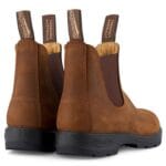 Blundstone 562 Crazy Horse Brown Leather Chelsea Boots Tan Nubuck Classic - Knighthood Store