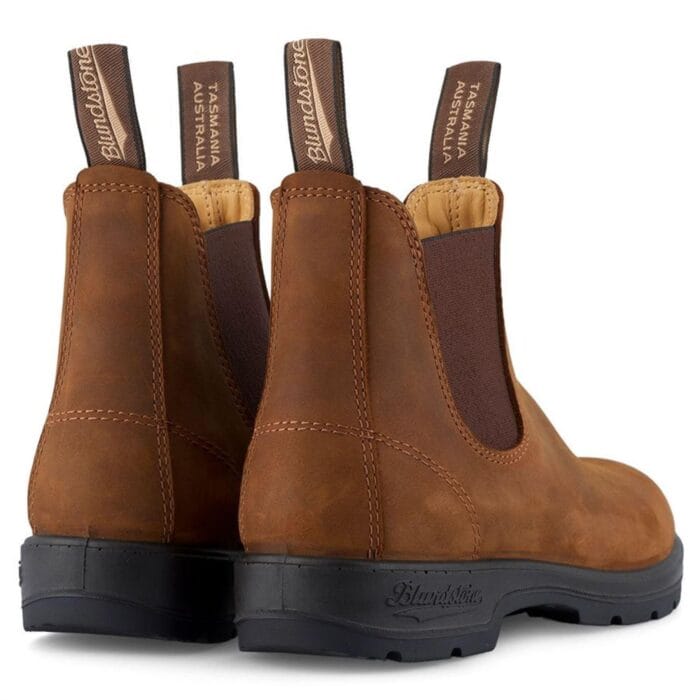 Blundstone 562 Crazy Horse Brown Leather Chelsea Boots Tan Nubuck Classic - Knighthood Store