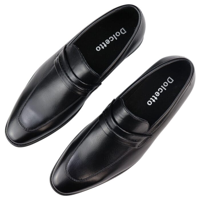 Men's Moccasin Loafers Shoes Leather Lined Slip On Smart Formal Shoe Black Brown - Knighthood Store