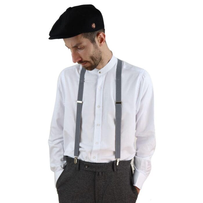 Mens Classic Retro Trouser Braces Suspenders 1920s Gatsby Peaky Blinders Colours - Knighthood Store