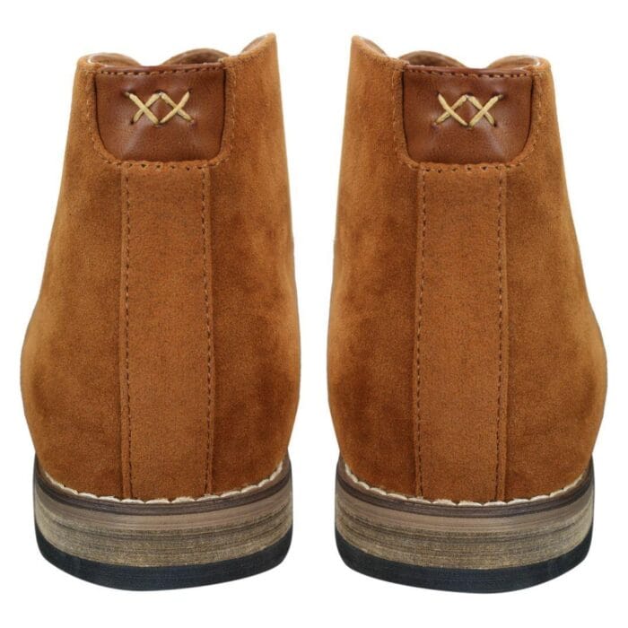 Mens Suede Ankle Boots Chelsea Laced Real Leather Lined Italian Design Smart Casual - Knighthood Store