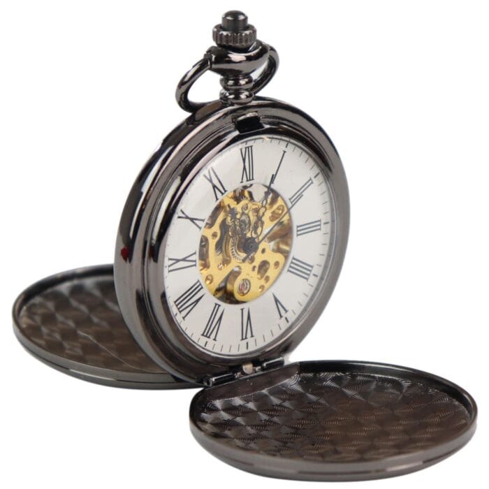 Pocket Watch Mechanical Skeleton 1920's Blinders Original Classic - Knighthood Store
