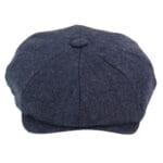 Mens 8 Panel Hat Wool Baker Boy Newsboy Flat Cap Grandad Tweed Check 1920s Peaky - Knighthood Store