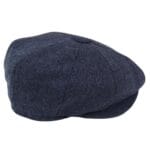 Mens 8 Panel Hat Wool Baker Boy Newsboy Flat Cap Grandad Tweed Check 1920s Peaky - Knighthood Store