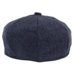 Mens 8 Panel Hat Wool Baker Boy Newsboy Flat Cap Grandad Tweed Check 1920s Peaky - Knighthood Store