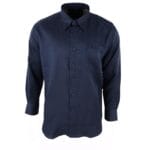 Mens Linen Summer Shirt Breathable Fabric Classic Full Sleeve - Knighthood Store