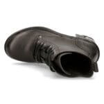Ladies New Rock Platform Heel Boots Plain Metal Military Punk Goth NewTYRE07X-S1 - Knighthood Store
