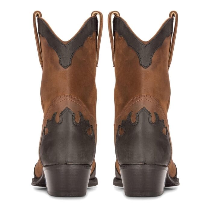 Mens High Western Boots Real Leather Riding Dancing Hunting Cowboy Vintage Pointed Toe - Knighthood Store