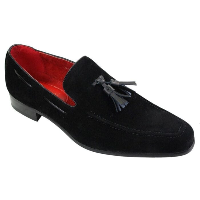 Mens Suede Loafers Driving Shoes Slip On Tassle Design Leather Smart Casual - Knighthood Store