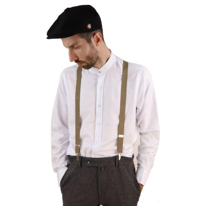 Mens Classic Retro Trouser Braces Suspenders 1920s Gatsby Peaky Blinders Colours - Knighthood Store