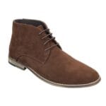 Mens Suede Ankle Boots Chelsea Laced Real Leather Lined Italian Design Smart Casual - Knighthood Store