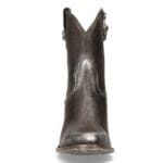 New Rock WSTM006-S1 Black Leather Cowboy Western Pointed Boots Riding Retro - Knighthood Store