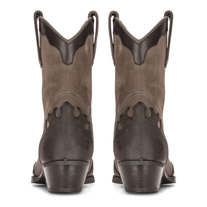 Mens High Western Boots Real Leather Riding Dancing Hunting Cowboy Vintage Pointed Toe - Knighthood Store