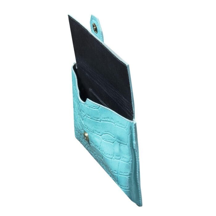 Womens Real Leather Buckle Hide Clutch Shoulder Bag Metal Chain Cross Body - Knighthood Store