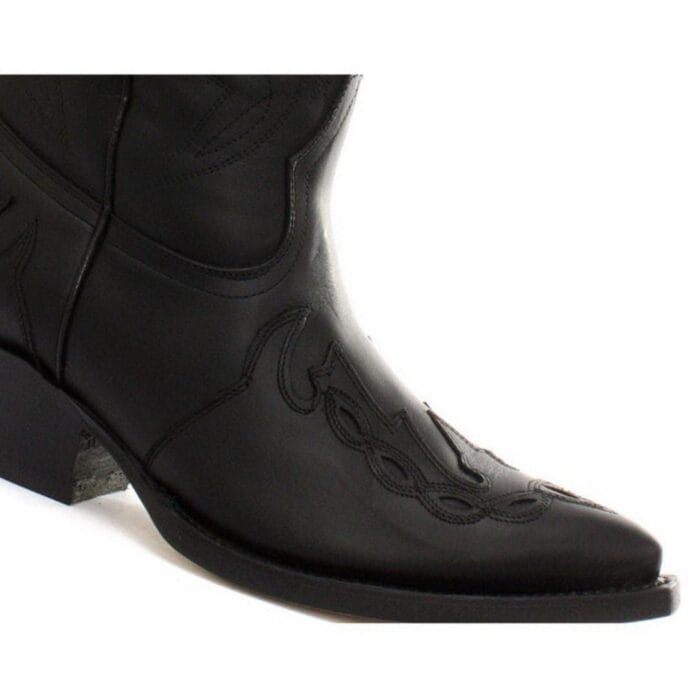 Mens Cowboy Boots Pointed Black Brown Grinders Arizona Real Leather Western Cuban - Knighthood Store